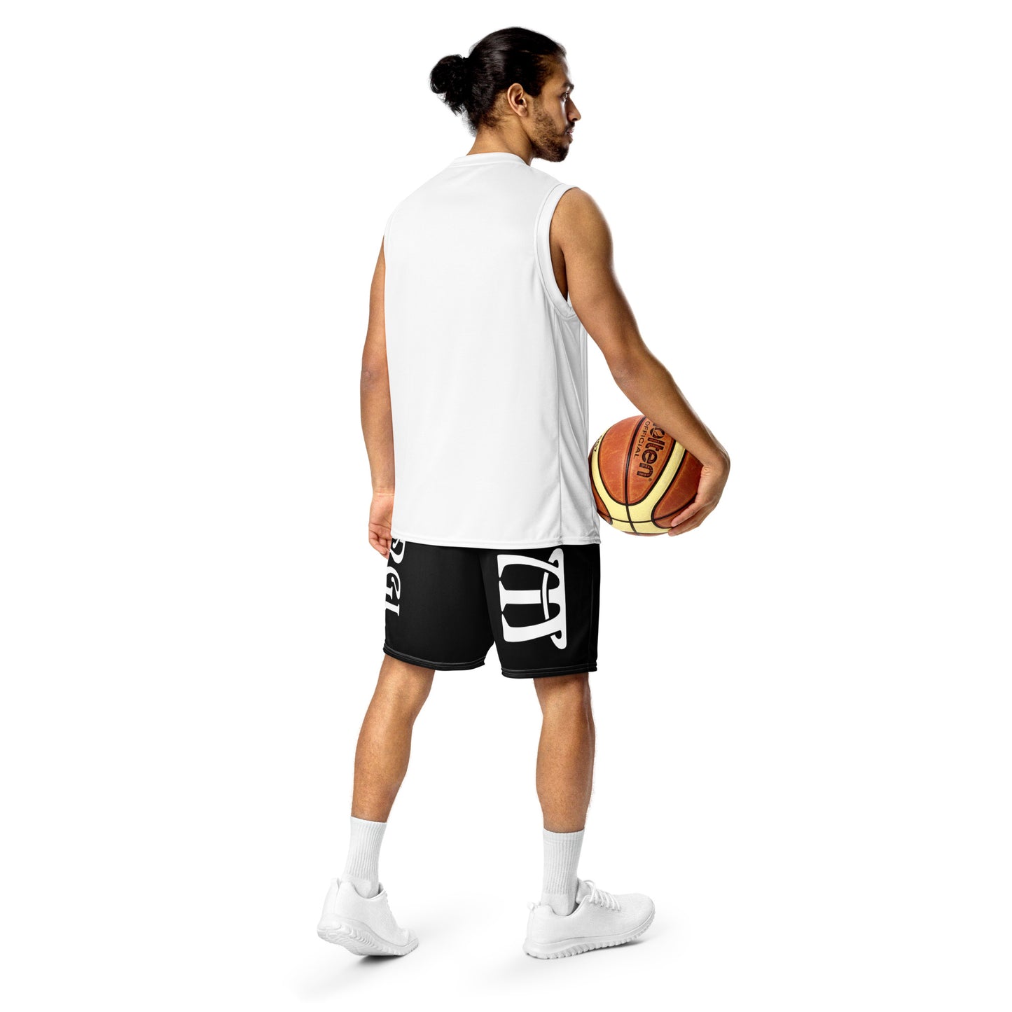“I’AM STRONG!” Black Unisex Sport Shorts W/White Font