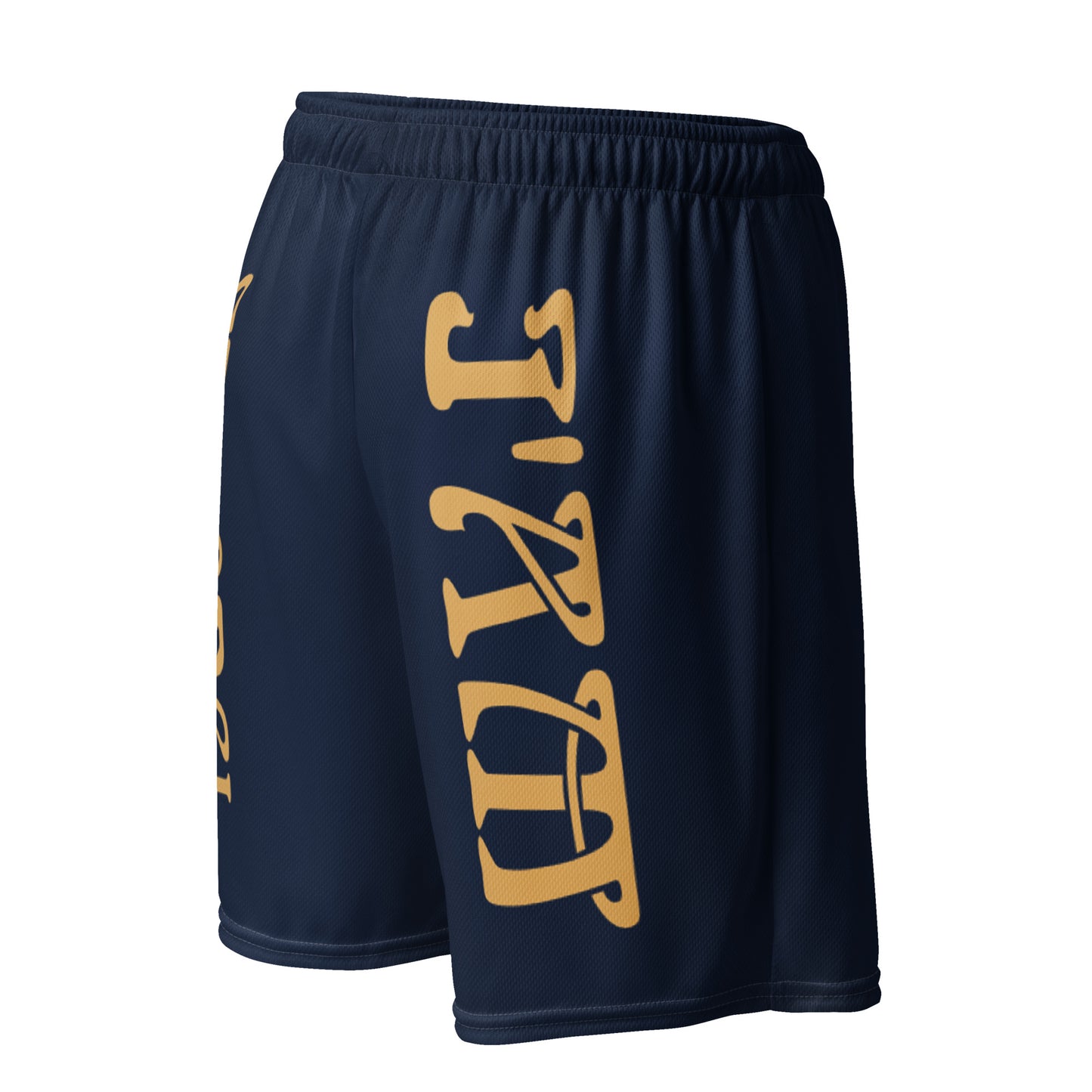 “I’AM STRONG!” Navy Unisex Sport Shorts W/Fawn Font