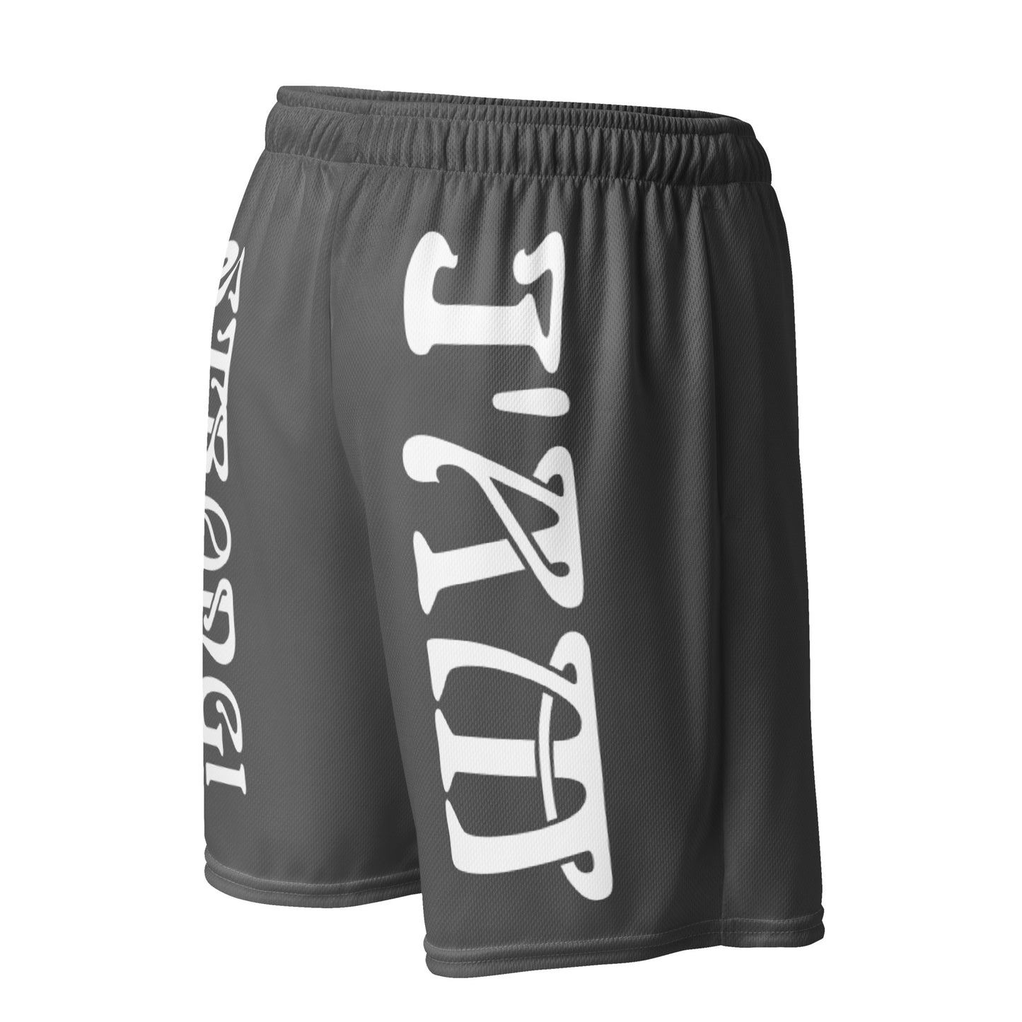 “I’AM STRONG!” Grey Unisex Sport Shorts W/White Font