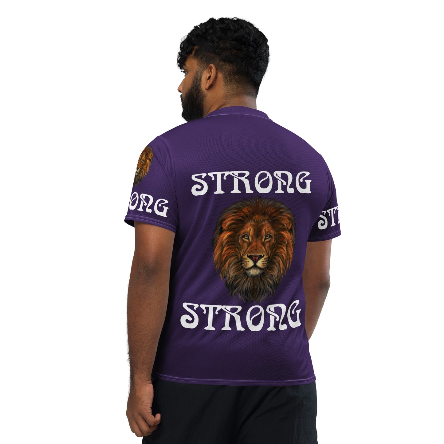 “STRONG”Unisex Sports Jersey W/White Font