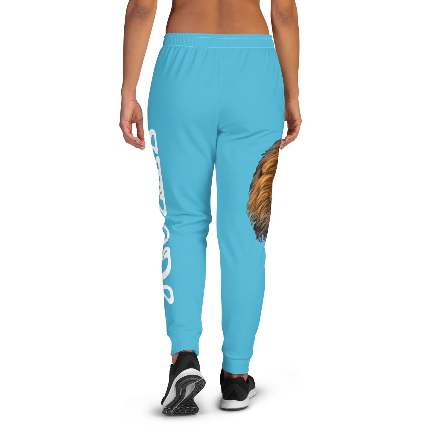 “STRONG”Skyblue Women's Joggers W/White Font
