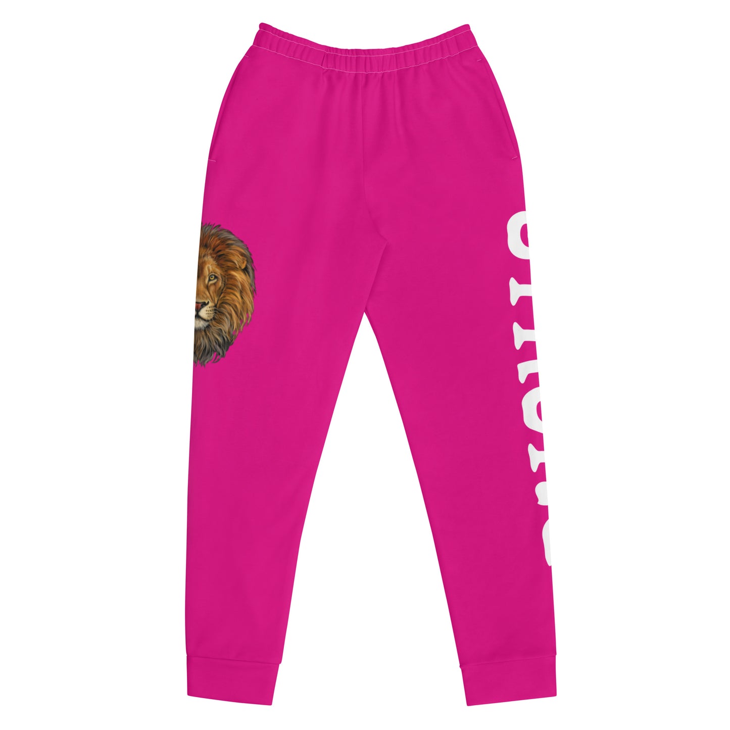 "STRONG"Lipstick Women's Joggers W/White Font