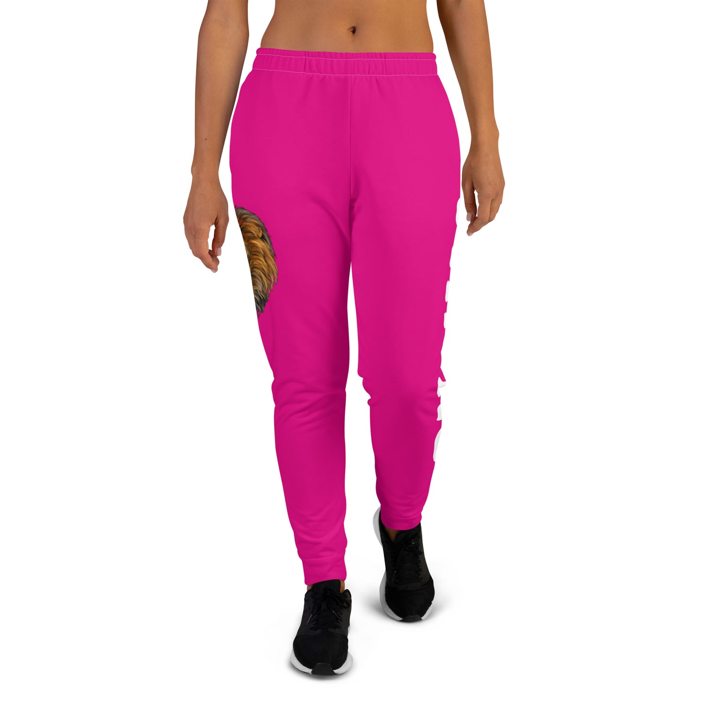 "STRONG"Lipstick Women's Joggers W/White Font