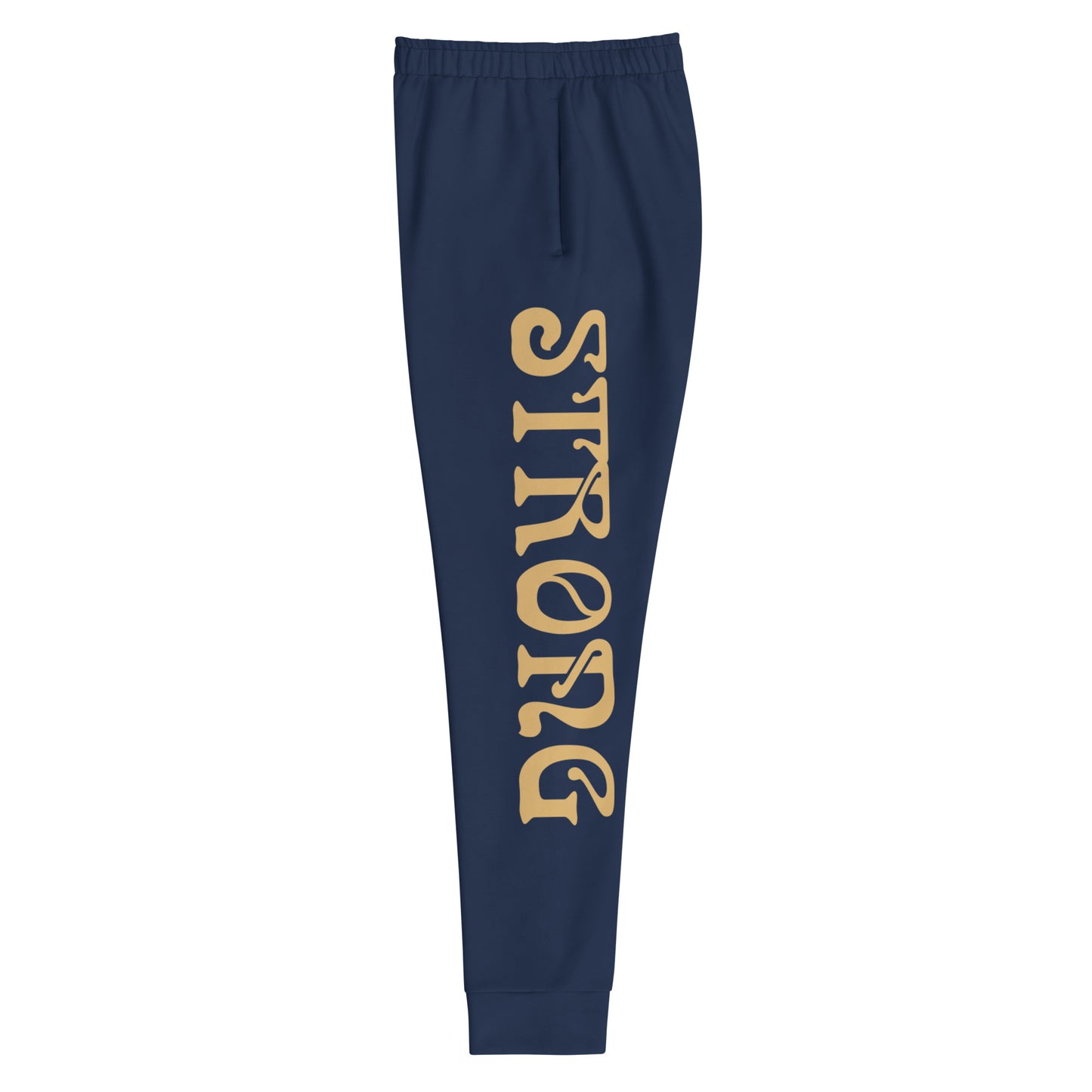 “STRONG”Navy Women's Joggers W/Fawn Font