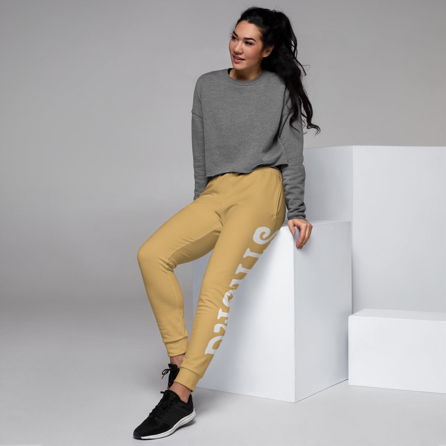 “STRONG”Fawn Women's Joggers W/White Font