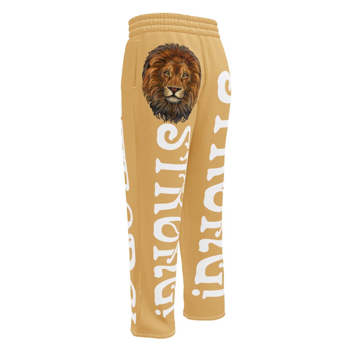 “STRONG!” Fawn Wide-Leg Joggers W/White Font