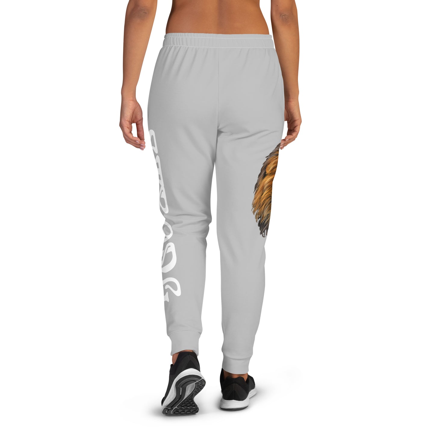 “STRONG”Grey Women's Joggers W/White Font