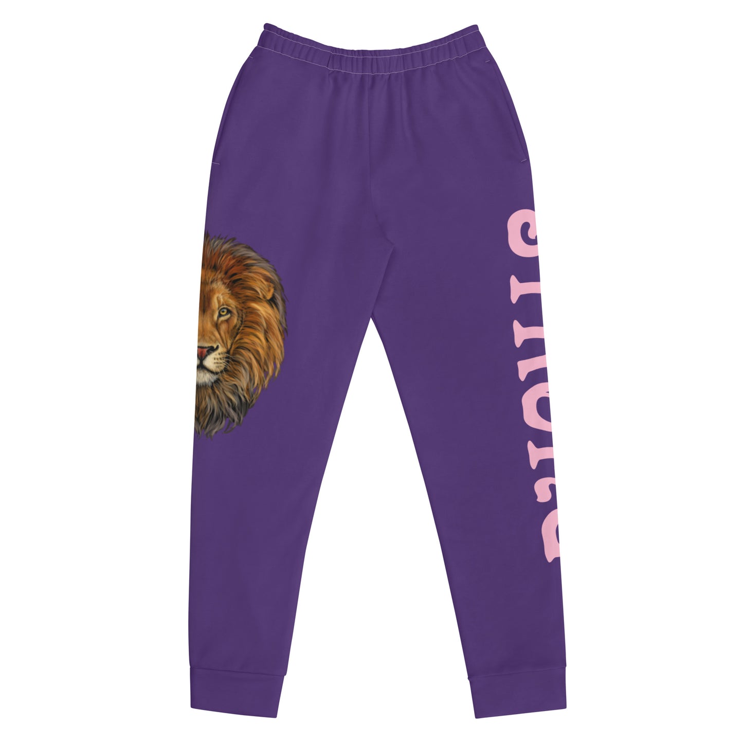 “STRONG”Purple Women's Joggers W/Cotton Candy Font