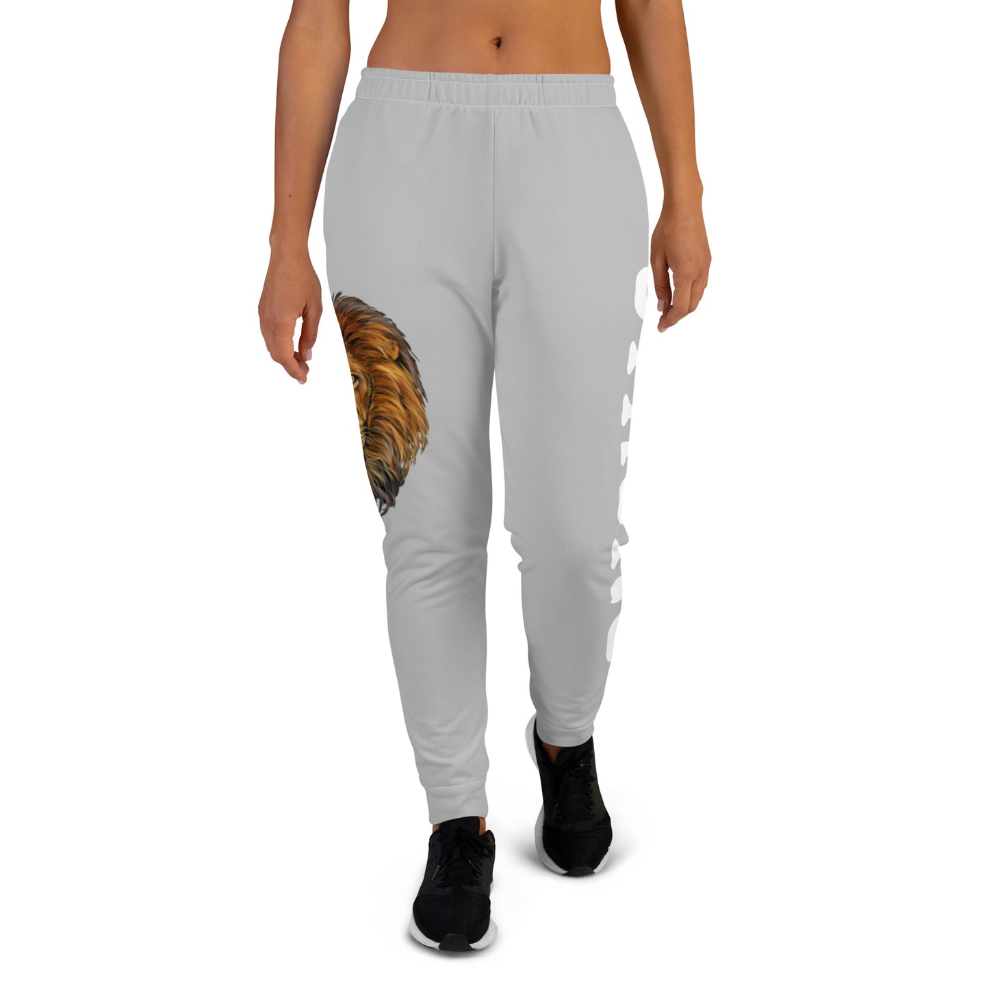 “STRONG”Grey Women's Joggers W/White Font