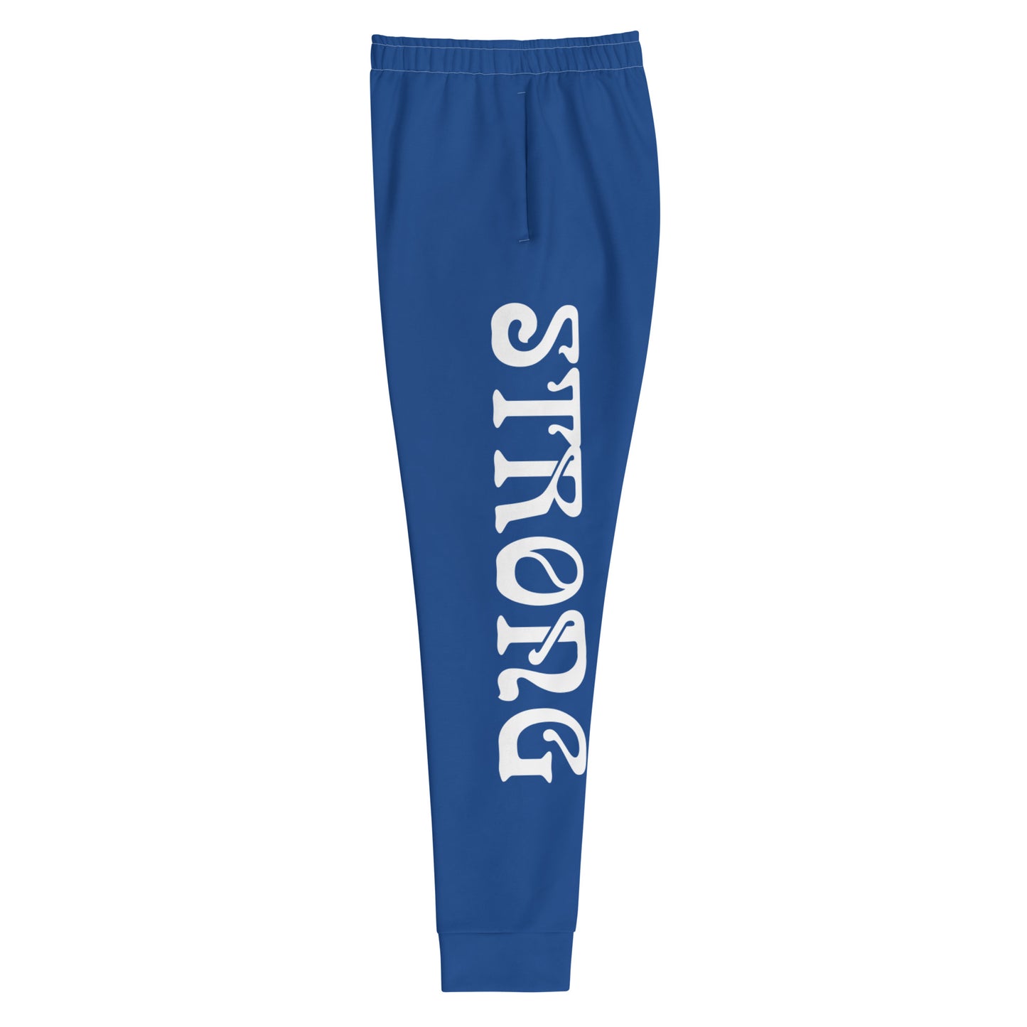 “STRONG”Navy Blue Women's Joggers W/White Font