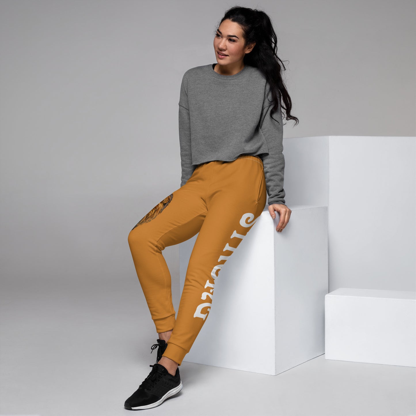 “STRONG”Bronze Women's Joggers W/White Font