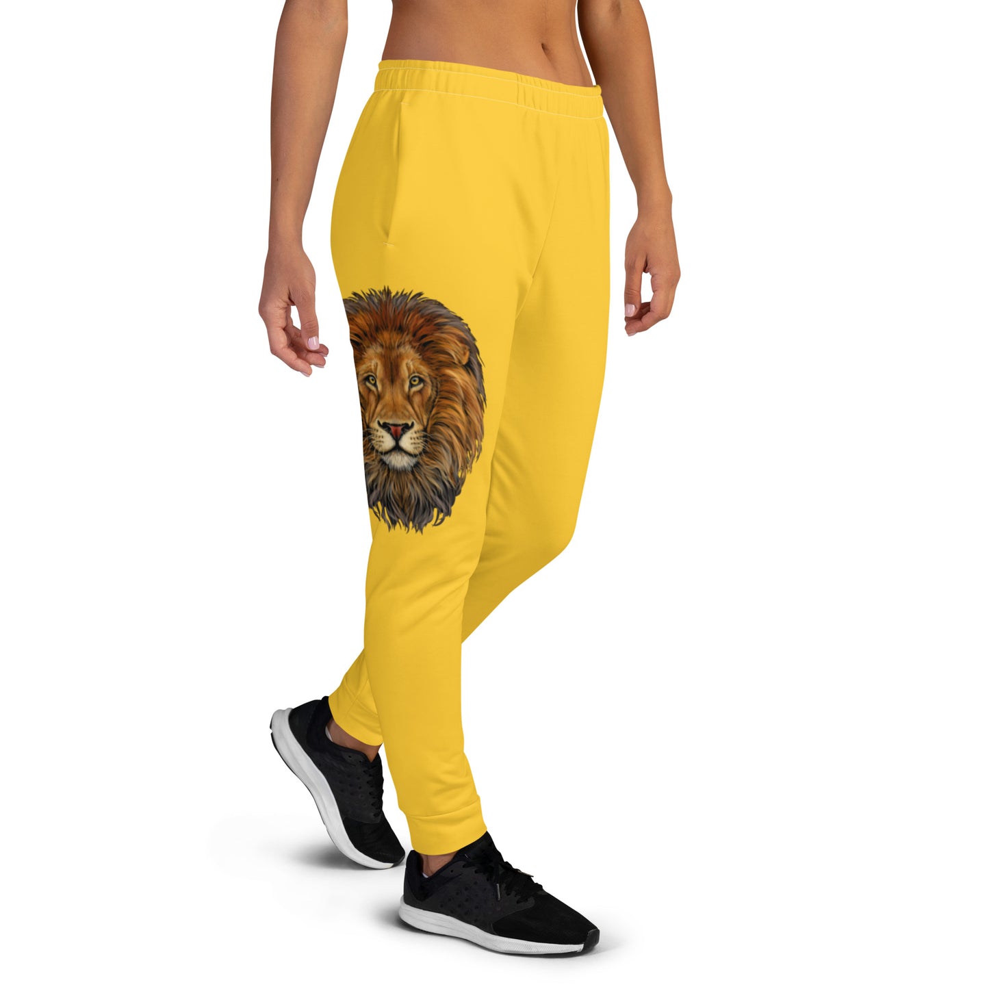 “STRONG”Yellow Women's Joggers W/Red Font