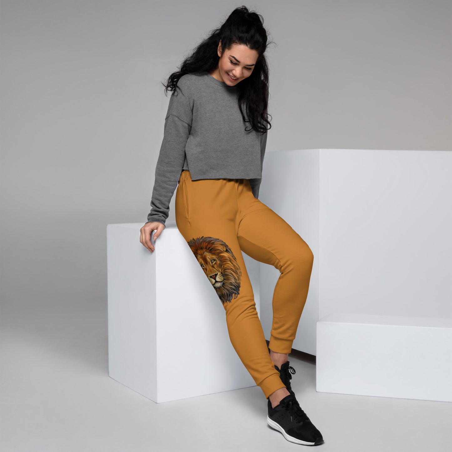 “STRONG”Bronze Women's Joggers W/White Font