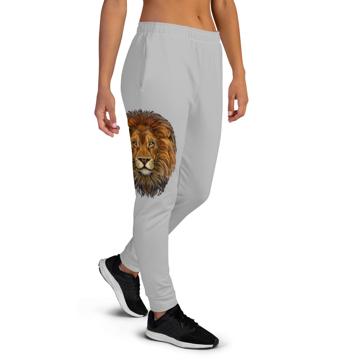 “STRONG”Grey Women's Joggers W/White Font