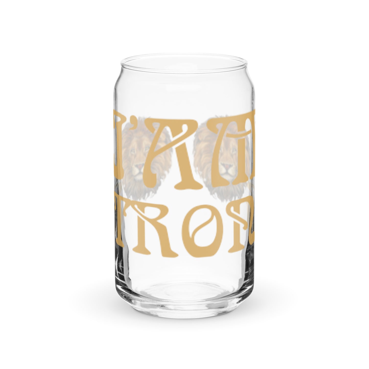 “I’AM STRONG”Can-Shaped Glass W/Fawn Font