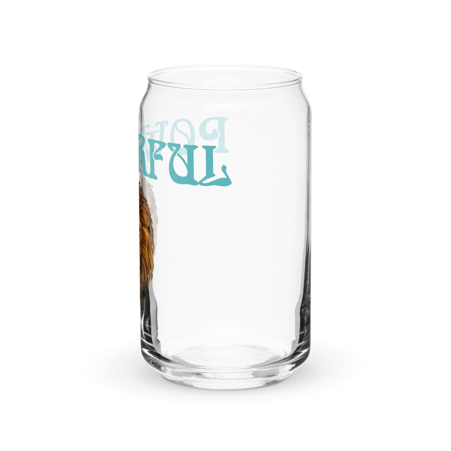 “POWERFUL”Can-Shaped Glass W/Viking Font