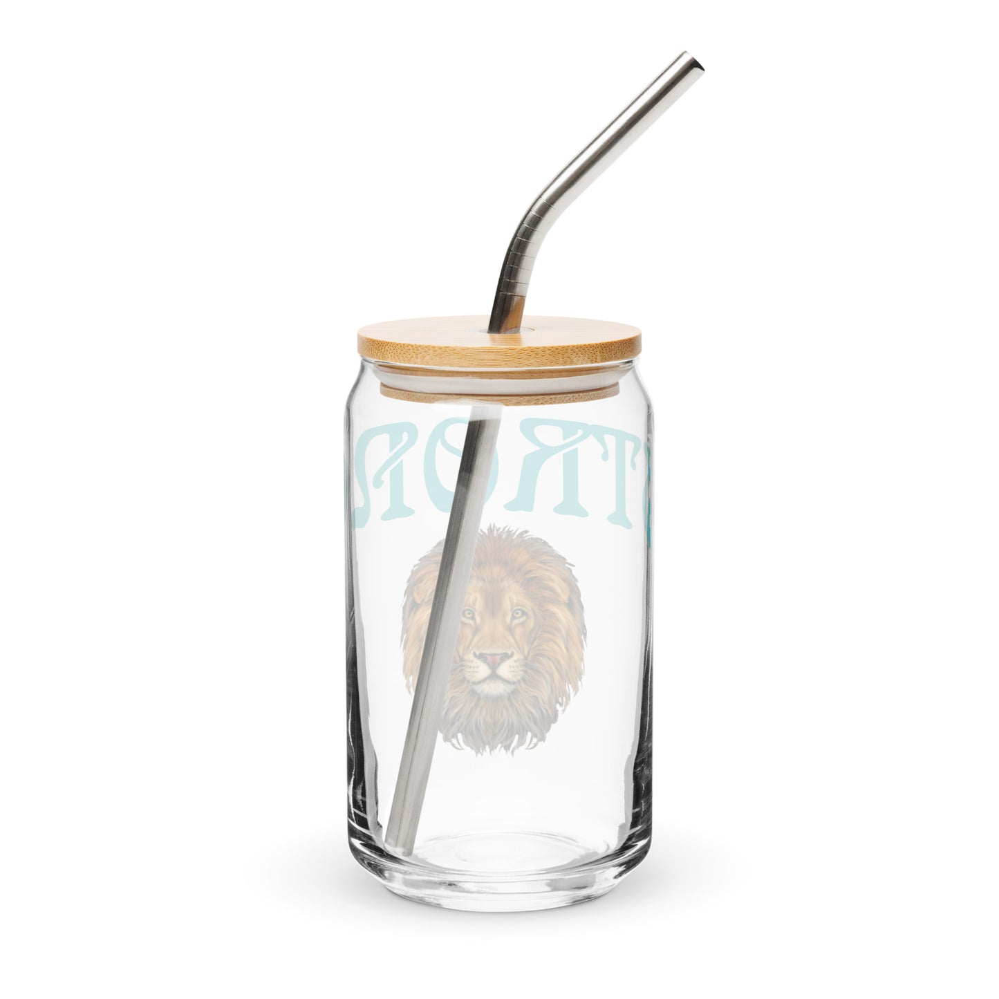 “STRONG”Can-Shaped Glass W/Viking Font