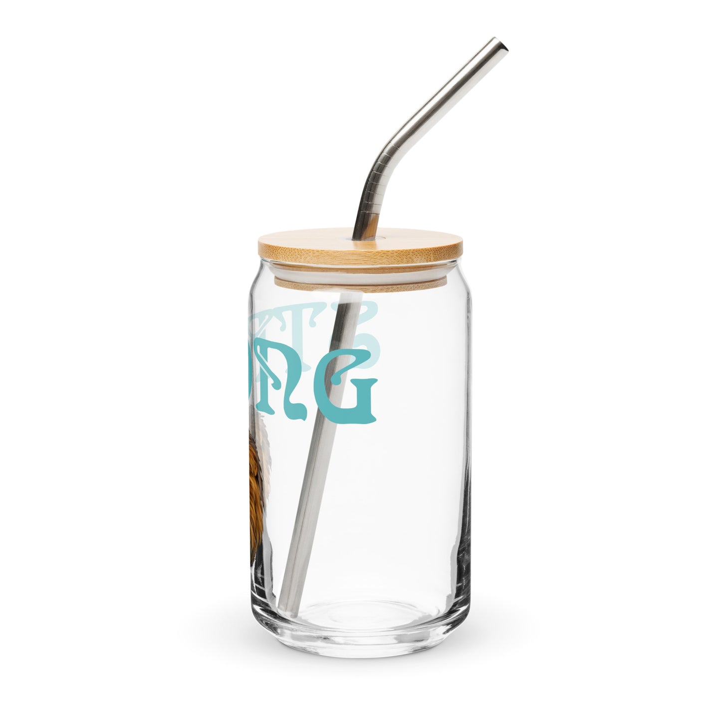 “STRONG”Can-Shaped Glass W/Viking Font