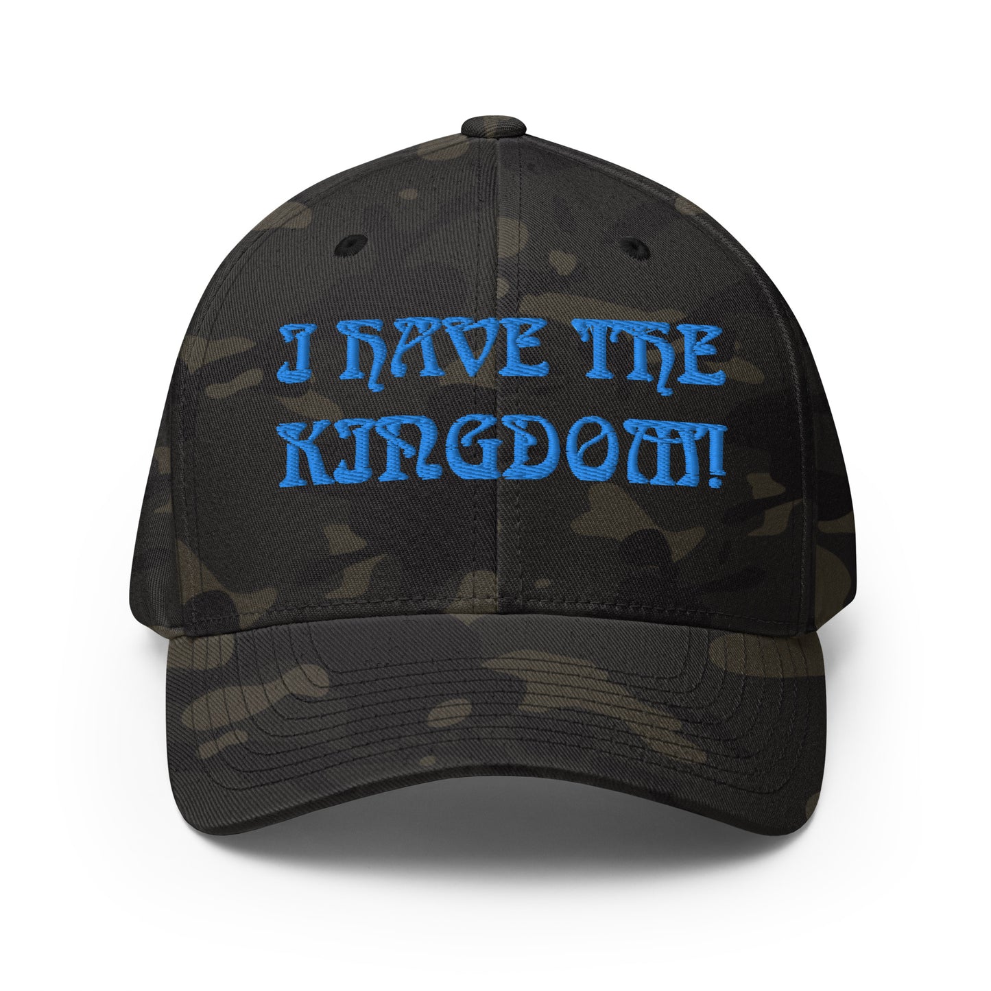 “I HAVE THE KINGDOM!"Structured Twill Cap W/SkyBlue Font