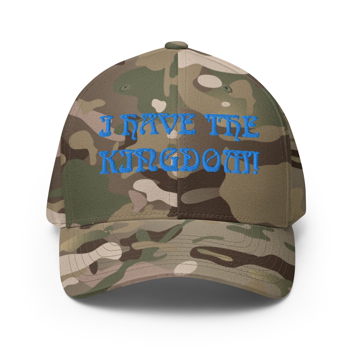 “I HAVE THE KINGDOM!"Structured Twill Cap W/SkyBlue Font