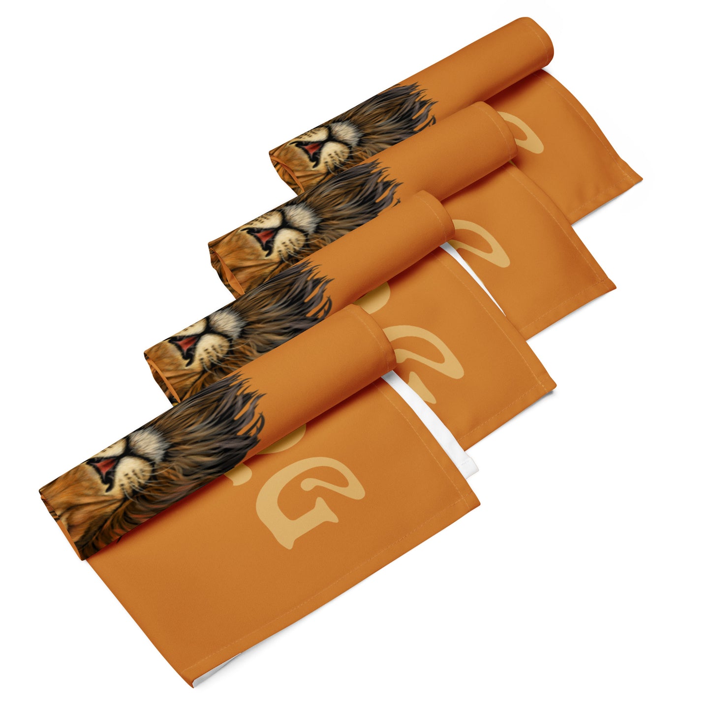 “STRONG”Bronze Cloth Napkin Set W/Fawn Font