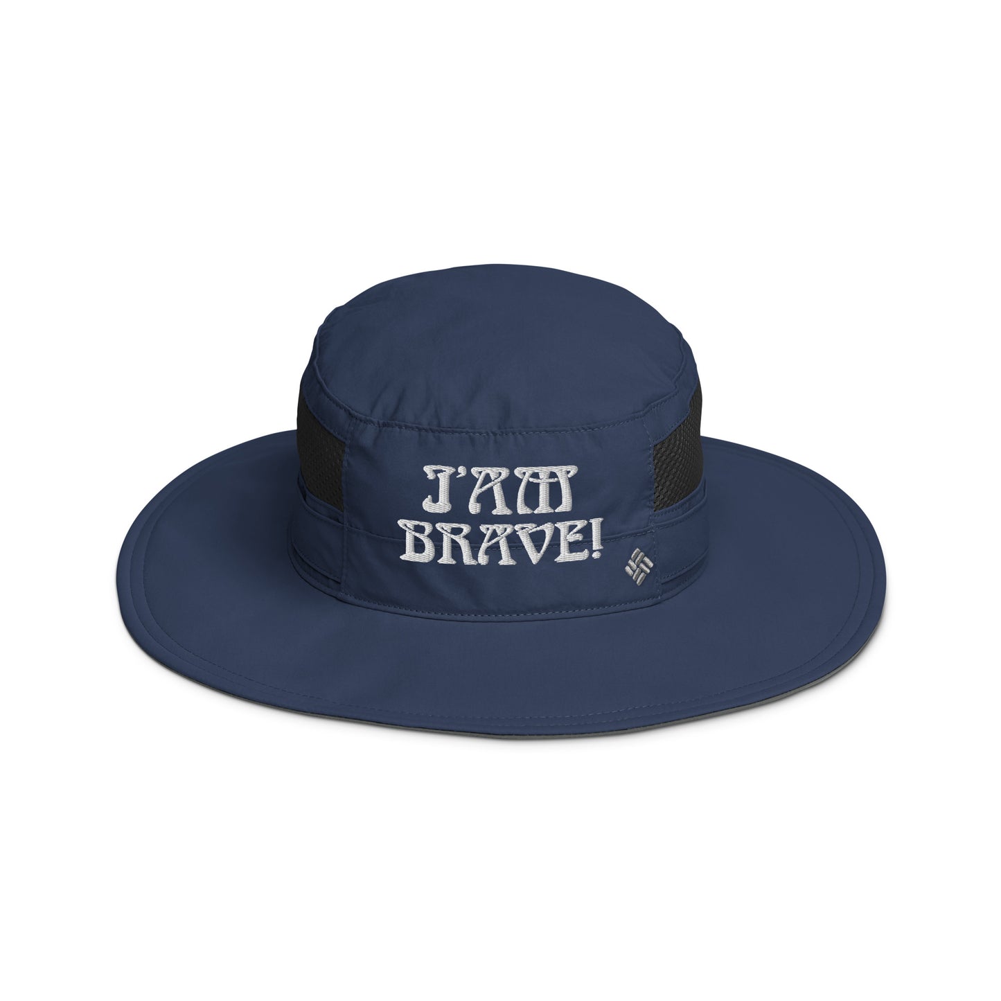 “I’AM BRAVE!”Columbia Booney Hat W/White Font