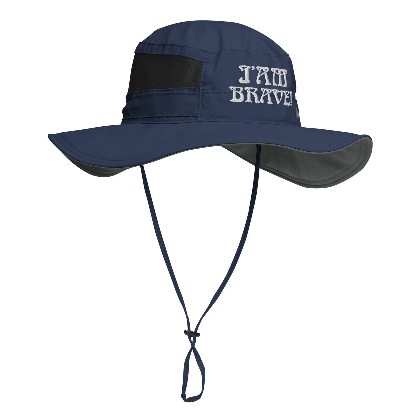 “I’AM BRAVE!”Columbia Booney Hat W/White Font