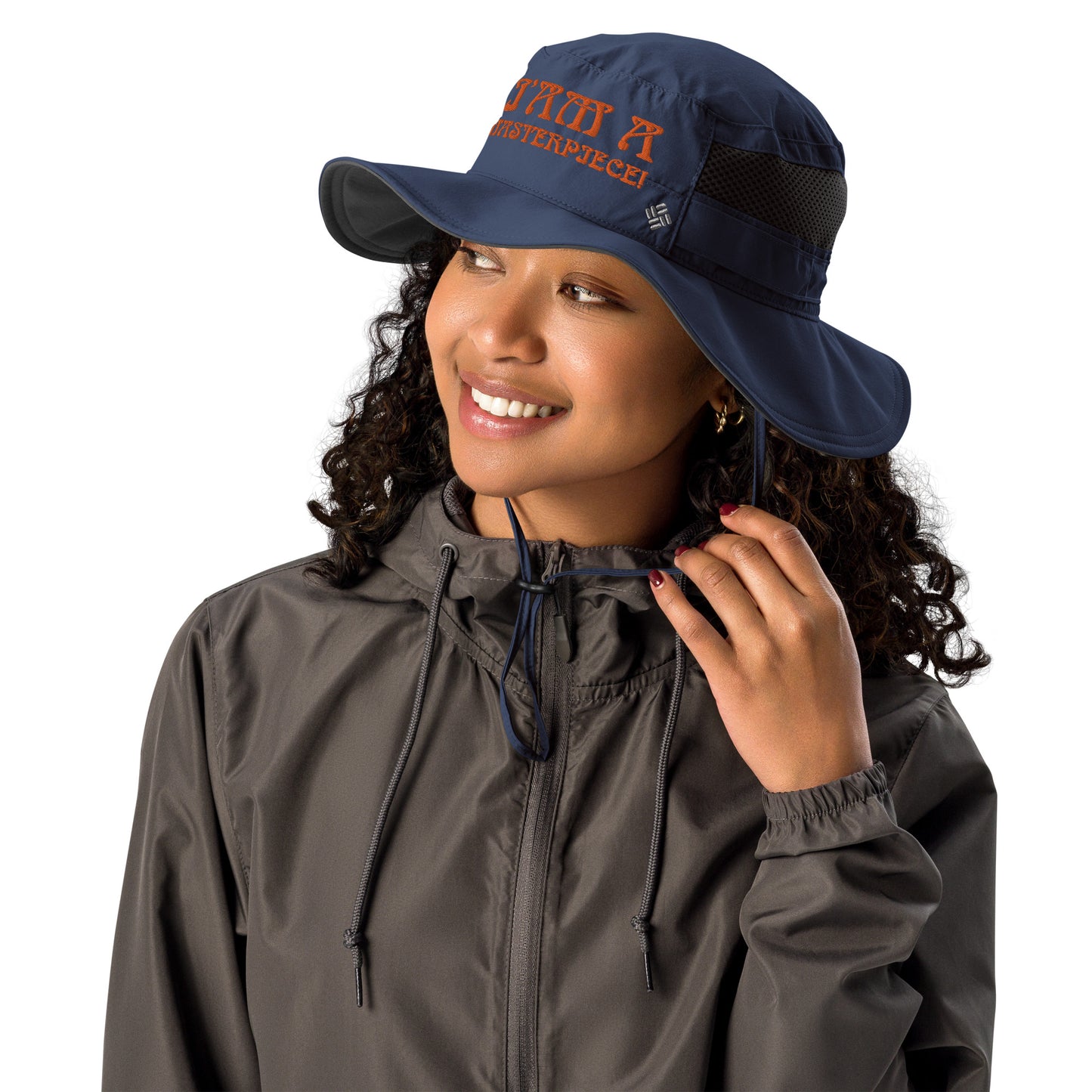 “I’AM A MASTERPIECE!” Columbia Booney Hat W/Orange Font