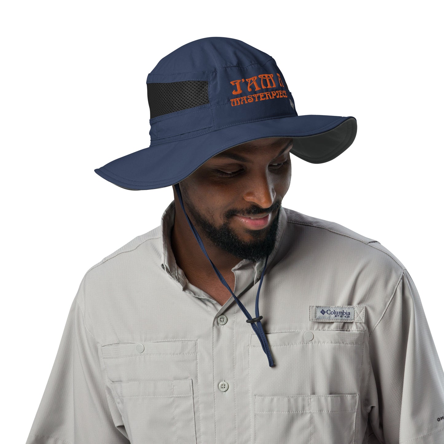 “I’AM A MASTERPIECE!” Columbia Booney Hat W/Orange Font