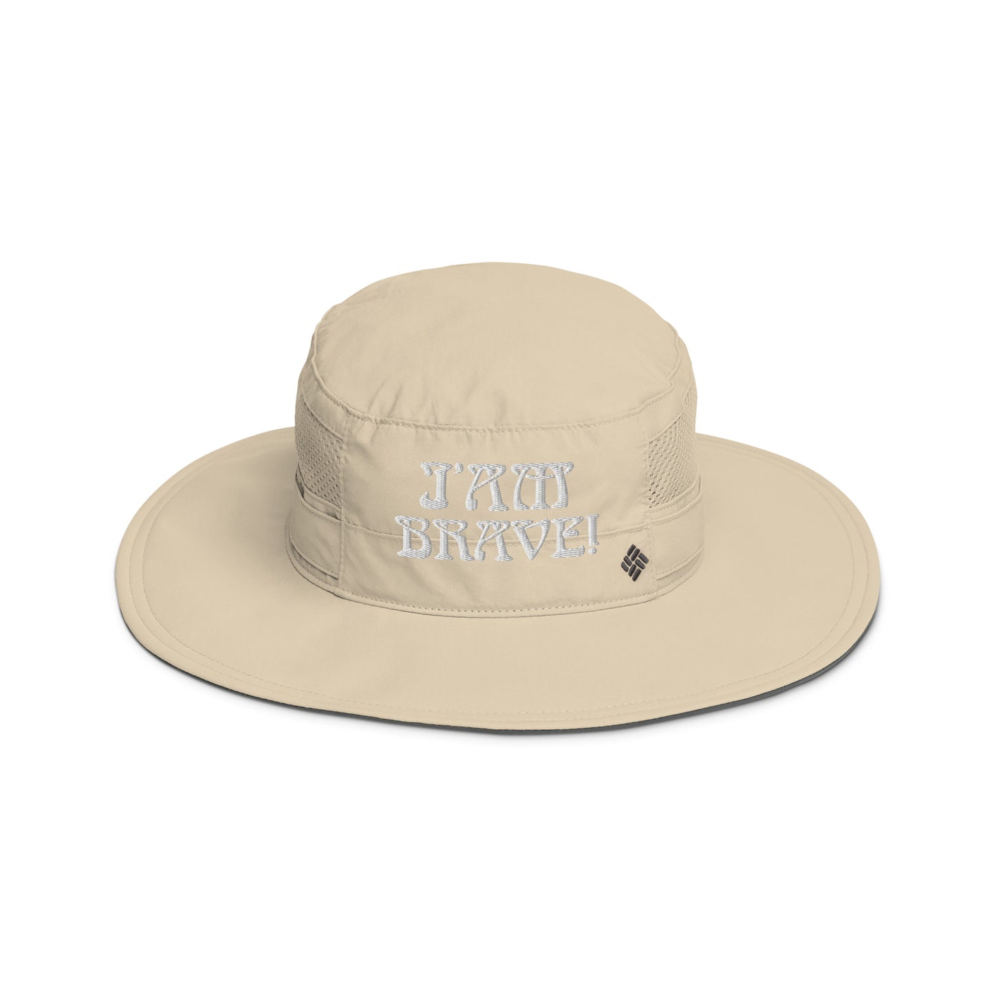 “I’AM BRAVE!”Columbia Booney Hat W/White Font