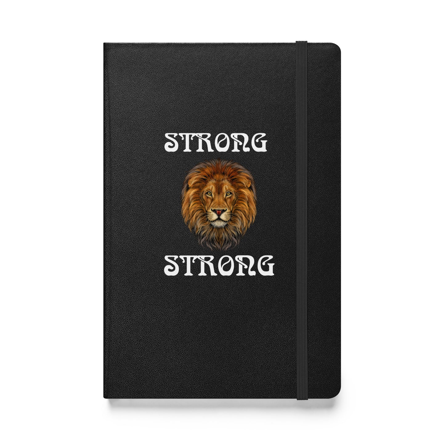 “STRONG”Hardcover Bound Notebook W/White Font