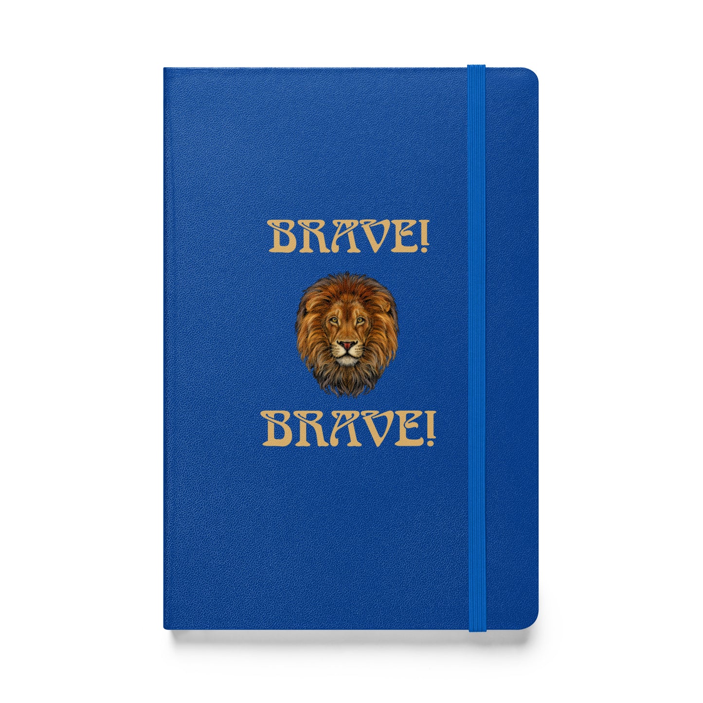 “BRAVE!”Hardcover Bound Notebook W/Fawn Font