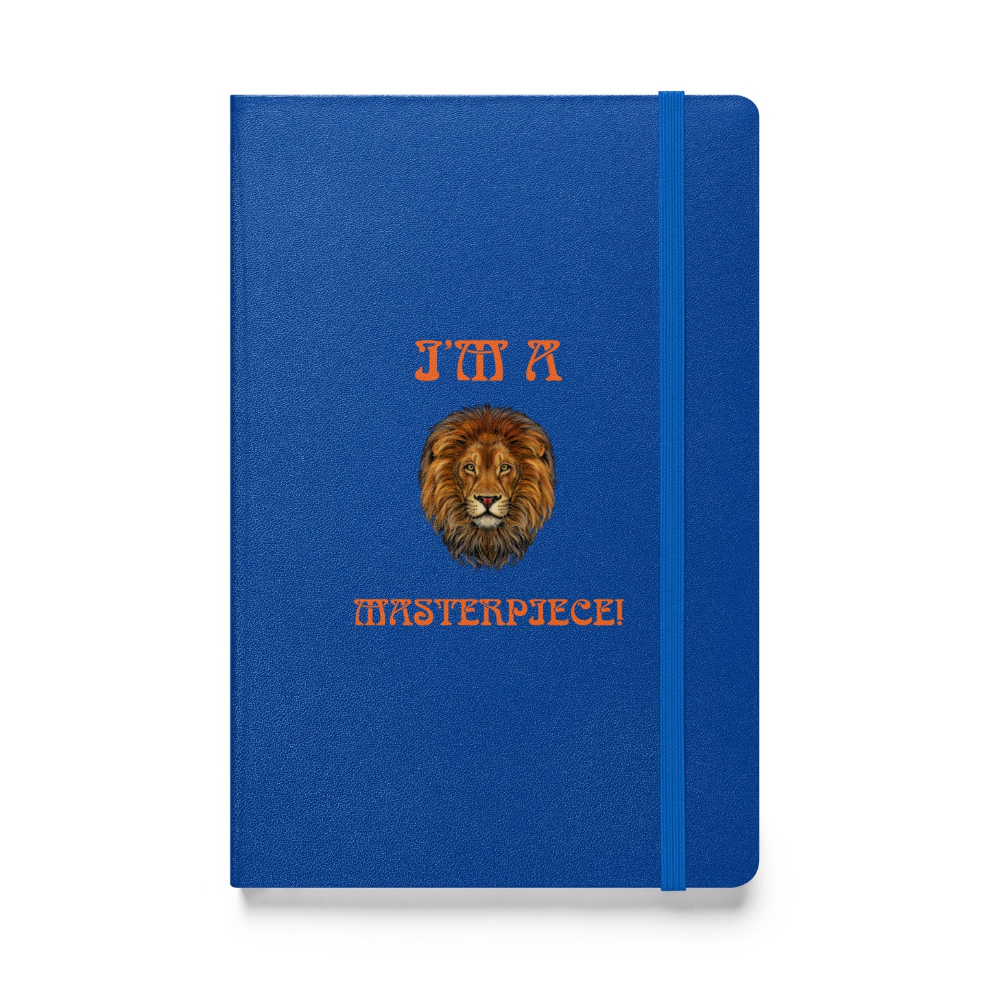 “I’M A MASTERPIECE!”Hardcover Bound Notebook W/Orange Font
