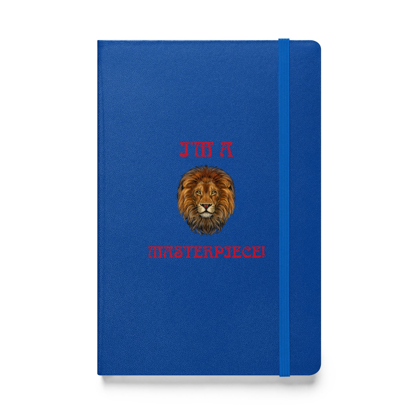 “I’M A MASTERPIECE!”Hardcover Bound Notebook W/Red Font