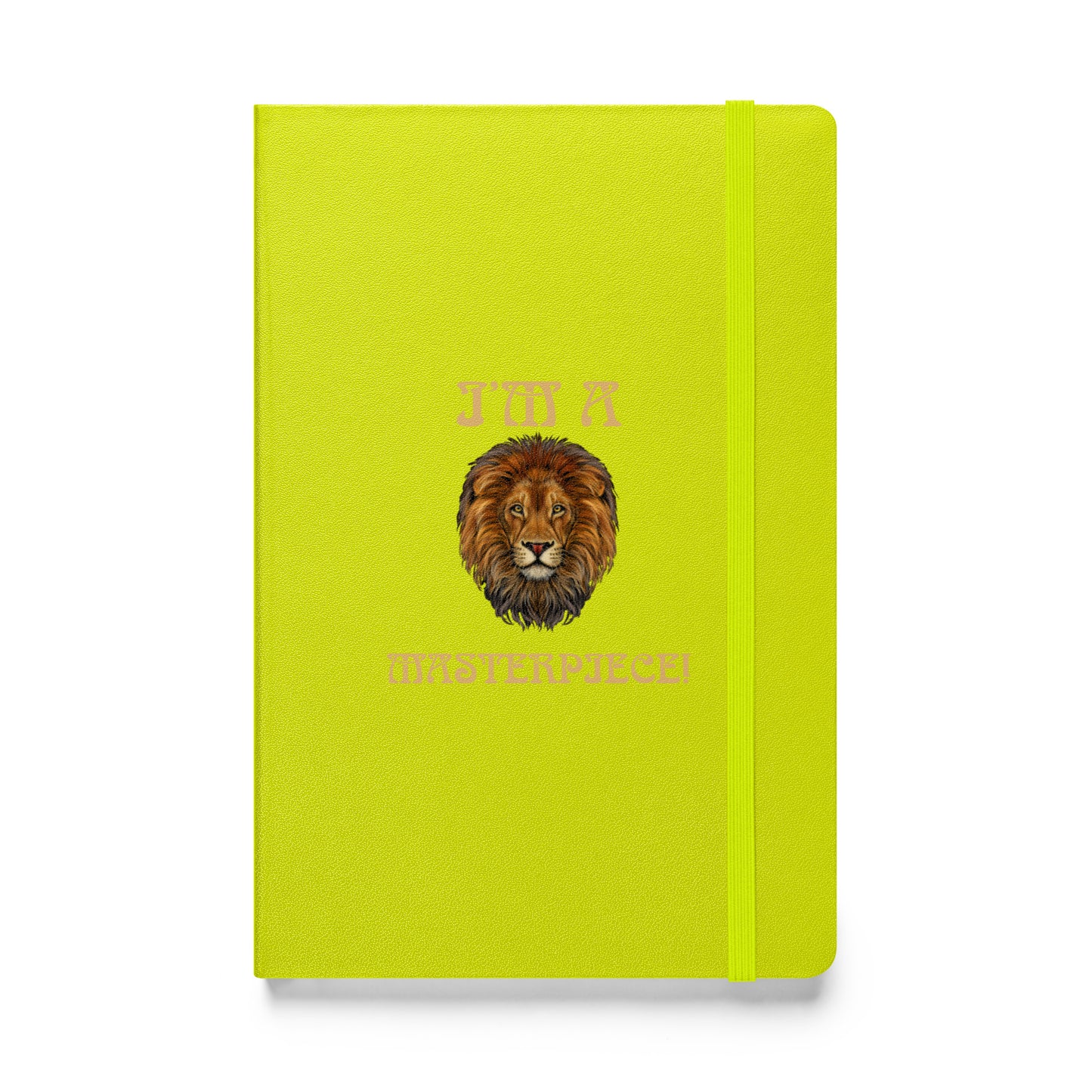 “I’M A MASTERPIECE!”Hardcover Bound Notebook W/Fawn Font