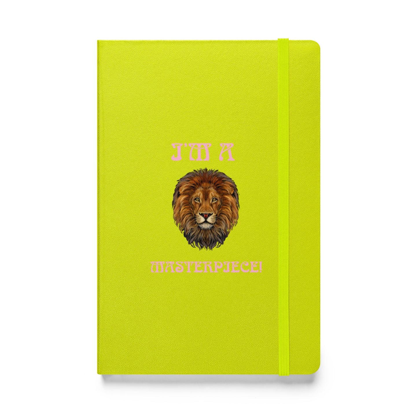 “I’M A MASTERPIECE!”Hardcover Bound Notebook W/Cotton Candy Font