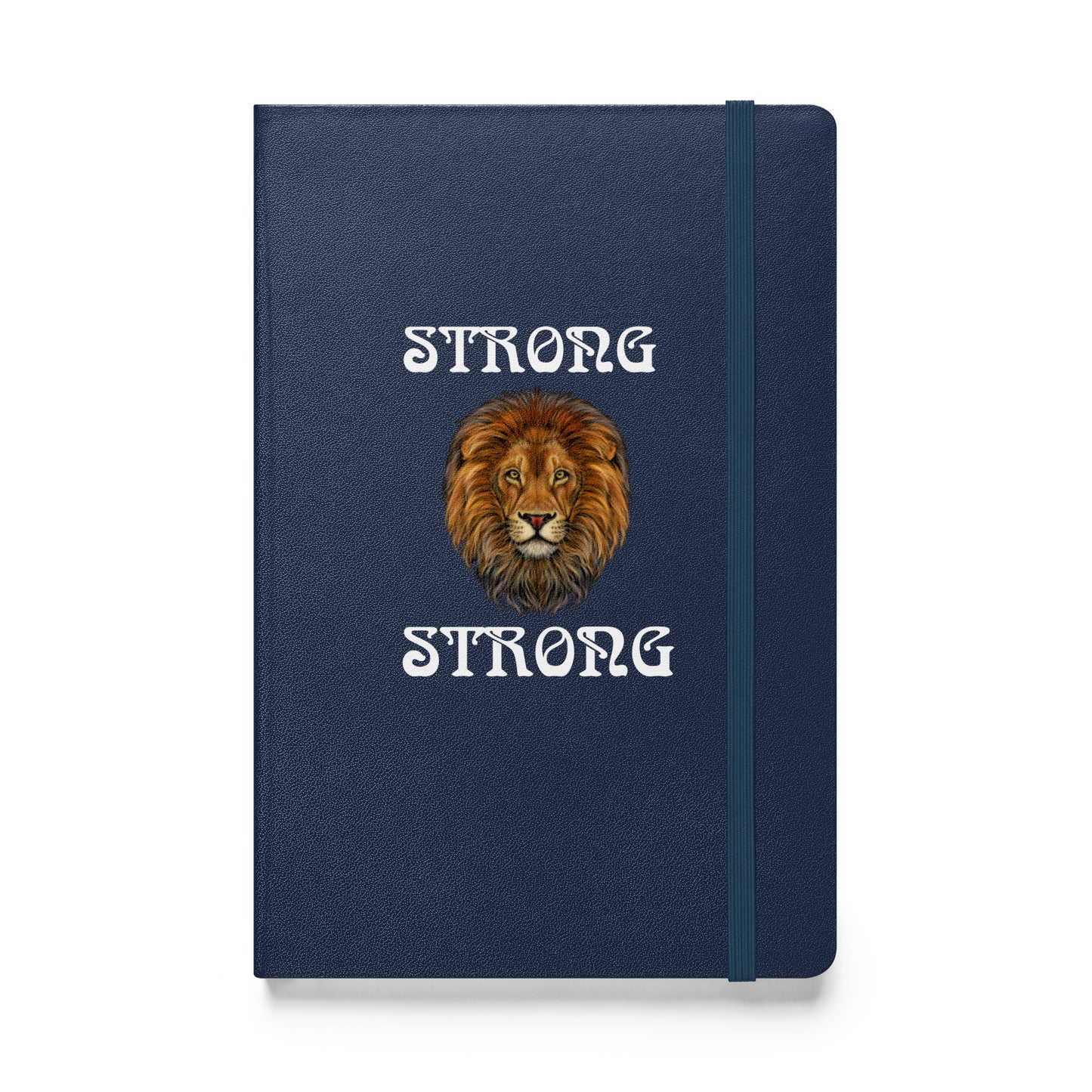 “STRONG”Hardcover Bound Notebook W/White Font
