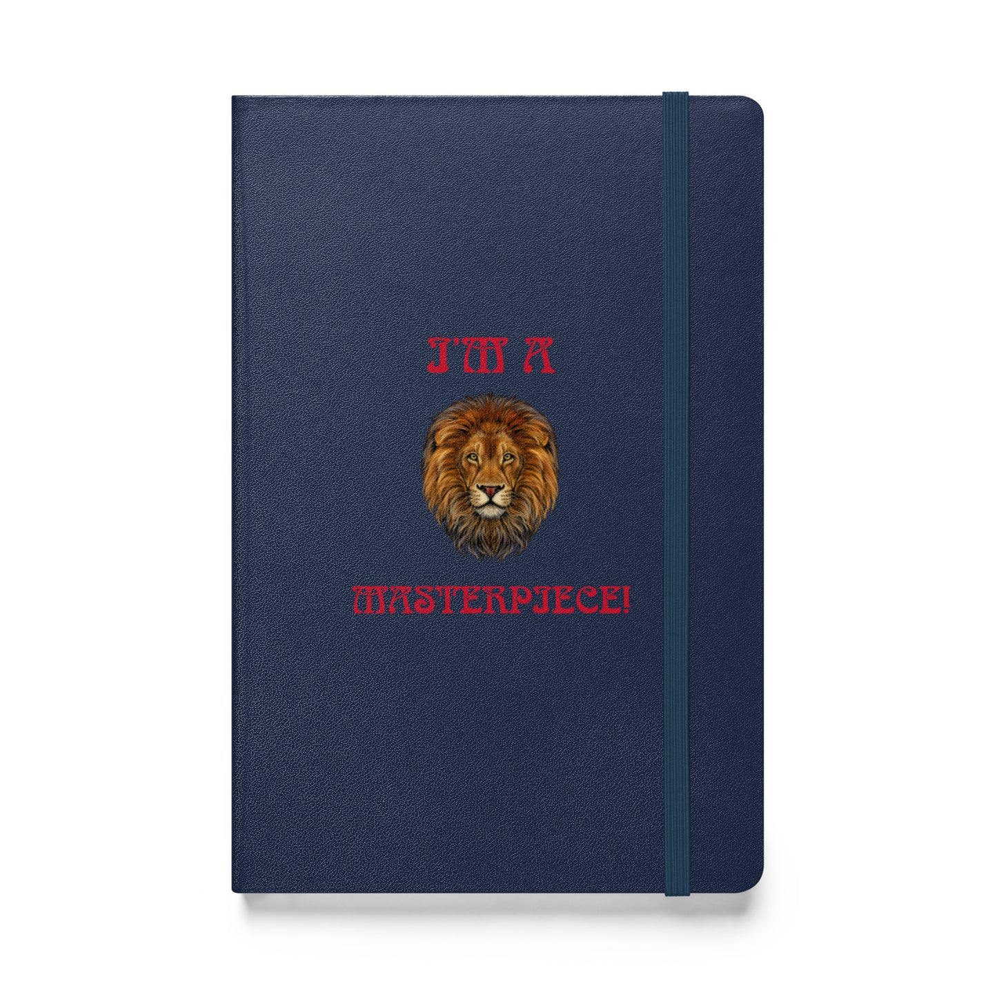 “I’M A MASTERPIECE!”Hardcover Bound Notebook W/Red Font