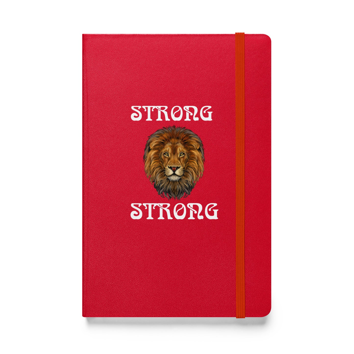 “STRONG”Hardcover Bound Notebook W/White Font