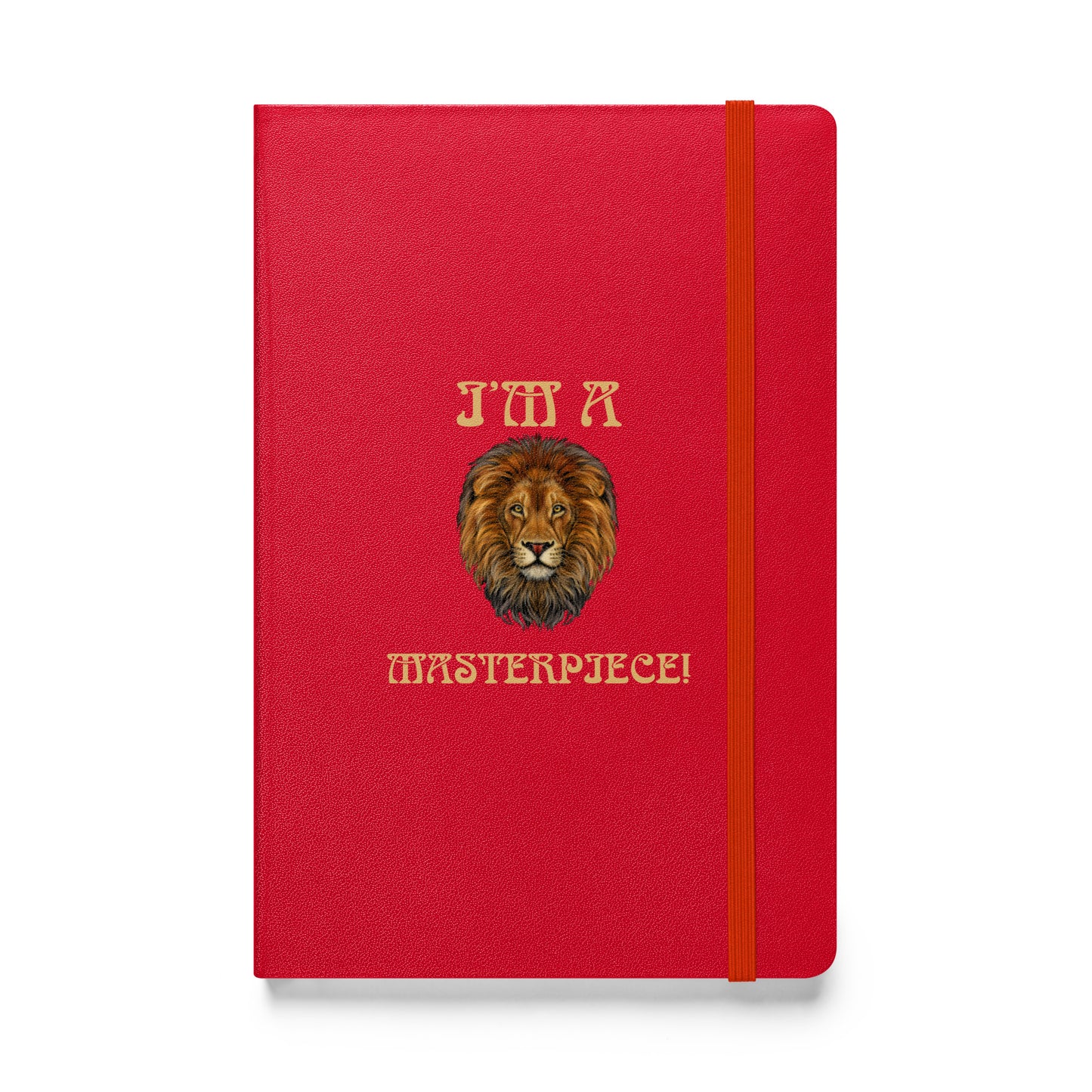 “I’M A MASTERPIECE!”Hardcover Bound Notebook W/Fawn Font