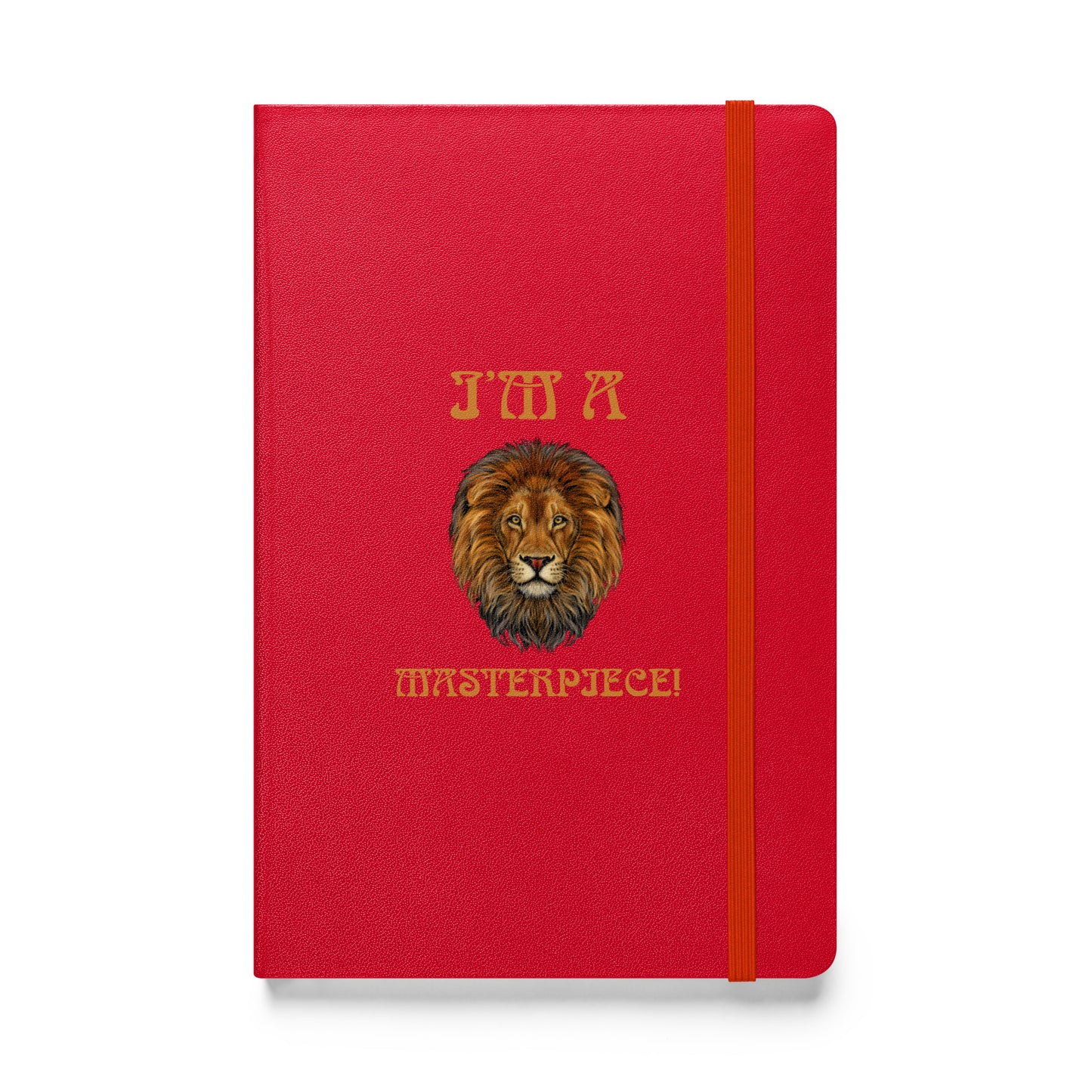 “I’M A MASTERPIECE!”Hardcover Bound Notebook W/Bronze Font