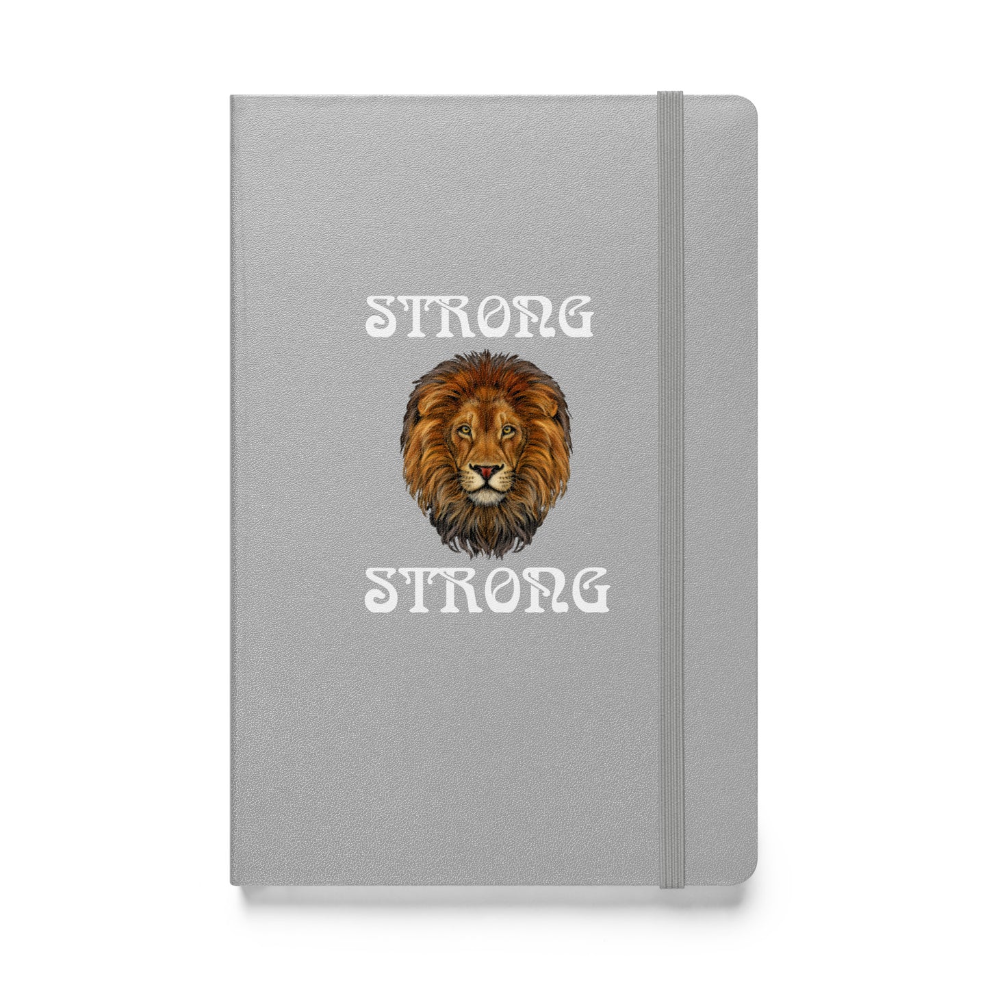 “STRONG”Hardcover Bound Notebook W/White Font