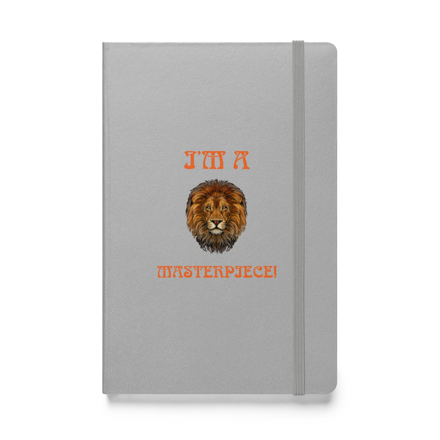 “I’M A MASTERPIECE!”Hardcover Bound Notebook W/Orange Font