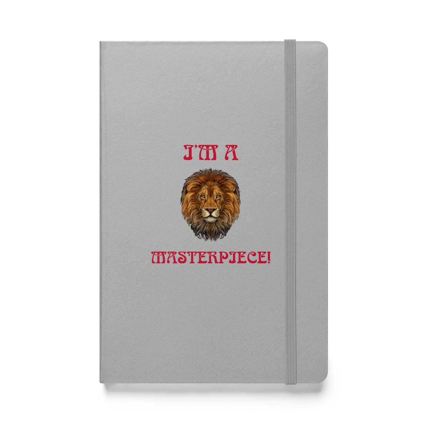 “I’M A MASTERPIECE!”Hardcover Bound Notebook W/Red Font