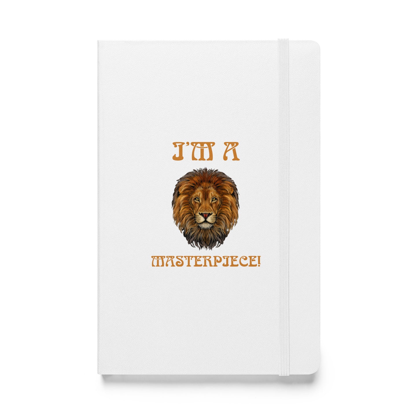 “I’M A MASTERPIECE!”Hardcover Bound Notebook W/Bronze Font