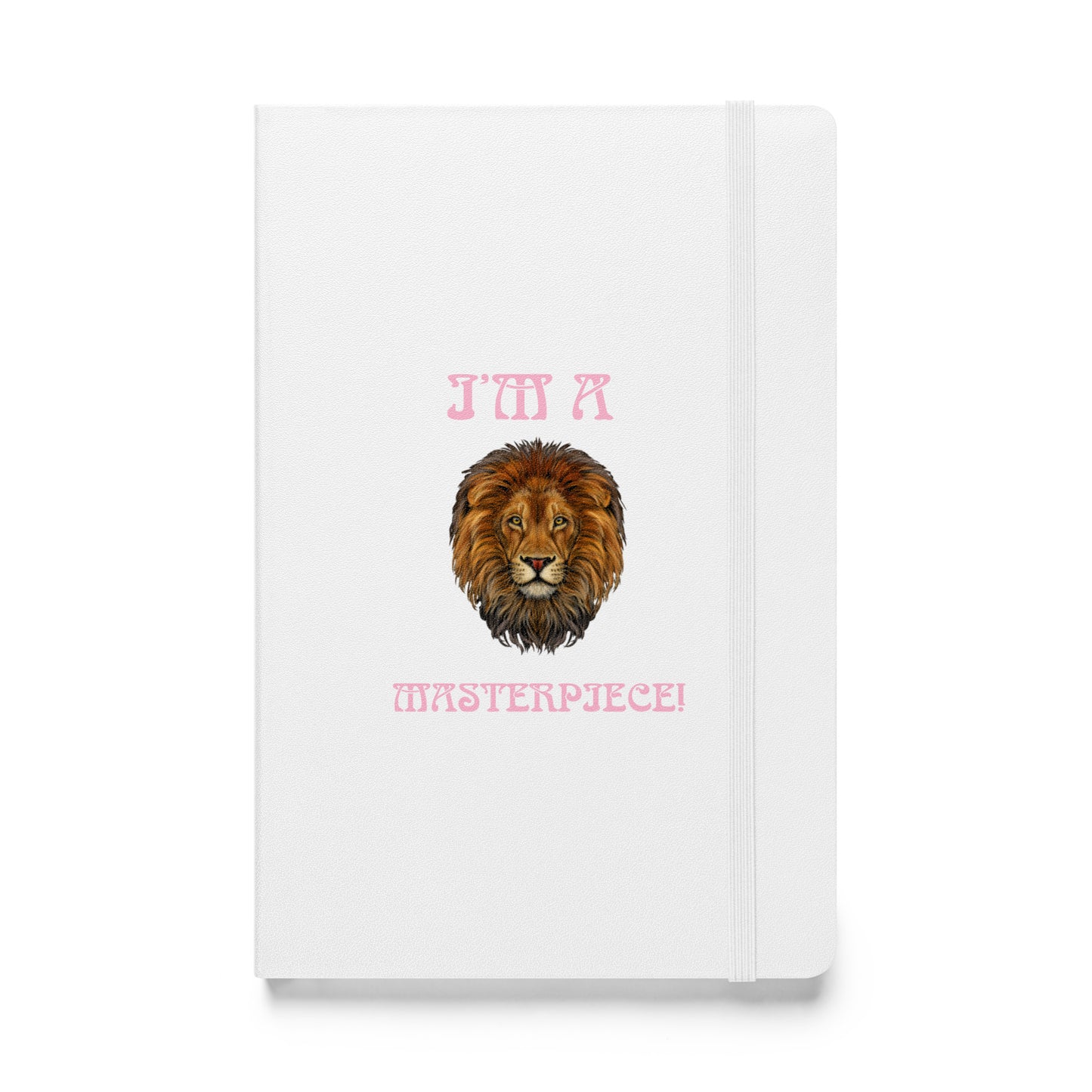 “I’M A MASTERPIECE!”Hardcover Bound Notebook W/Cotton Candy Font