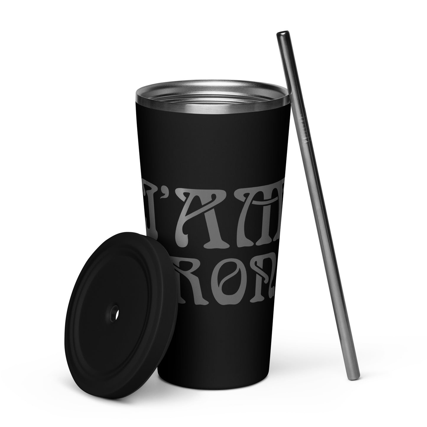 “I’AM STRONG” Insulated tumbler W/Grey Font