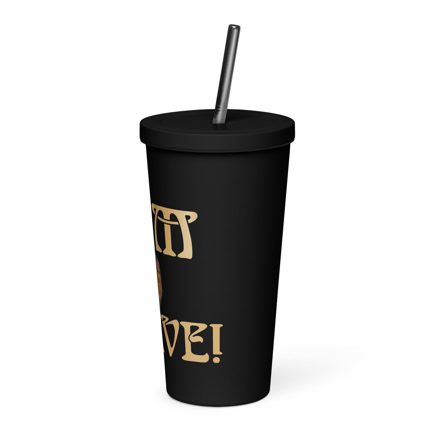“I’AM BRAVE!”Insulated Tumbler W/Fawn Font