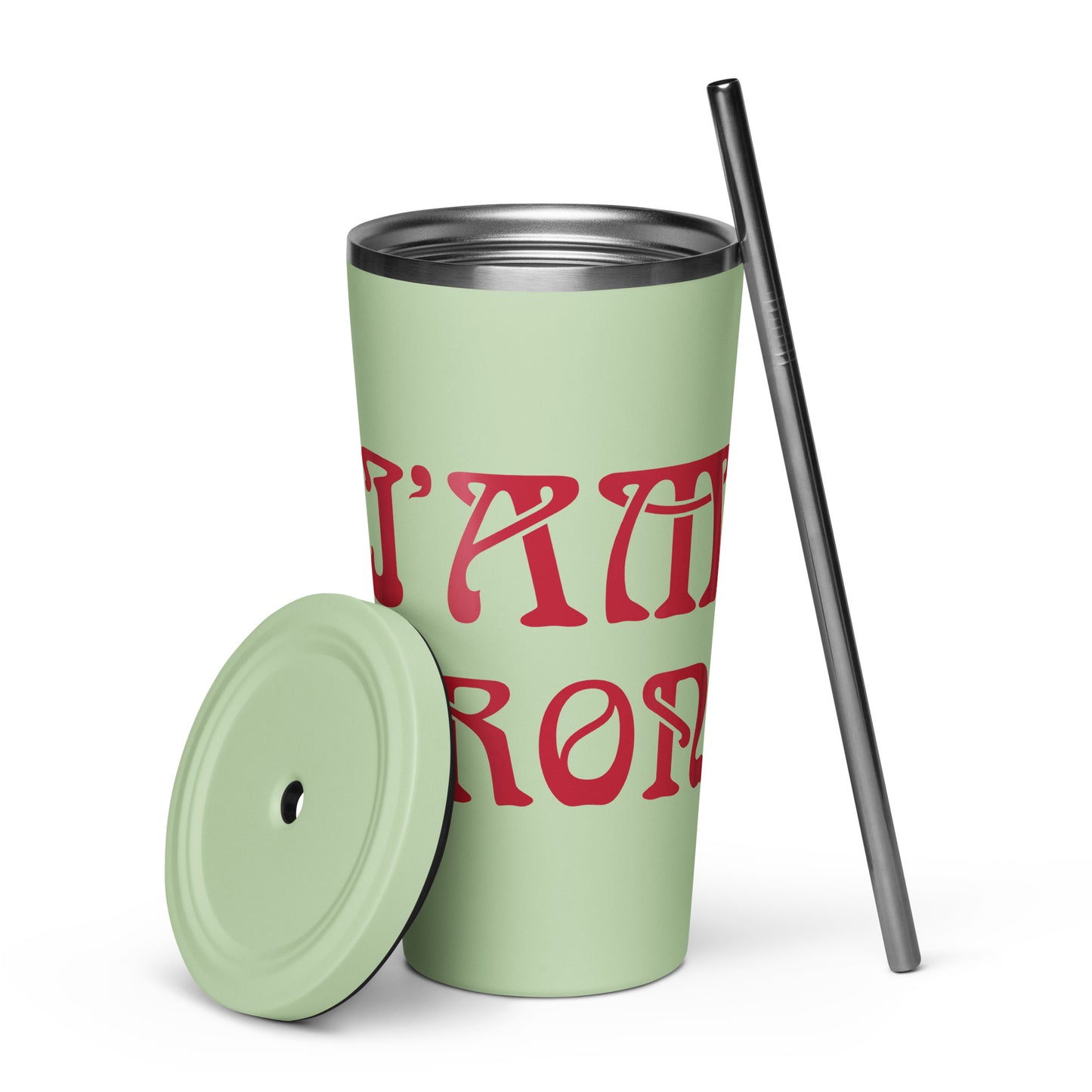 “I’AM STRONG”Insulated Tumbler W/Red Font