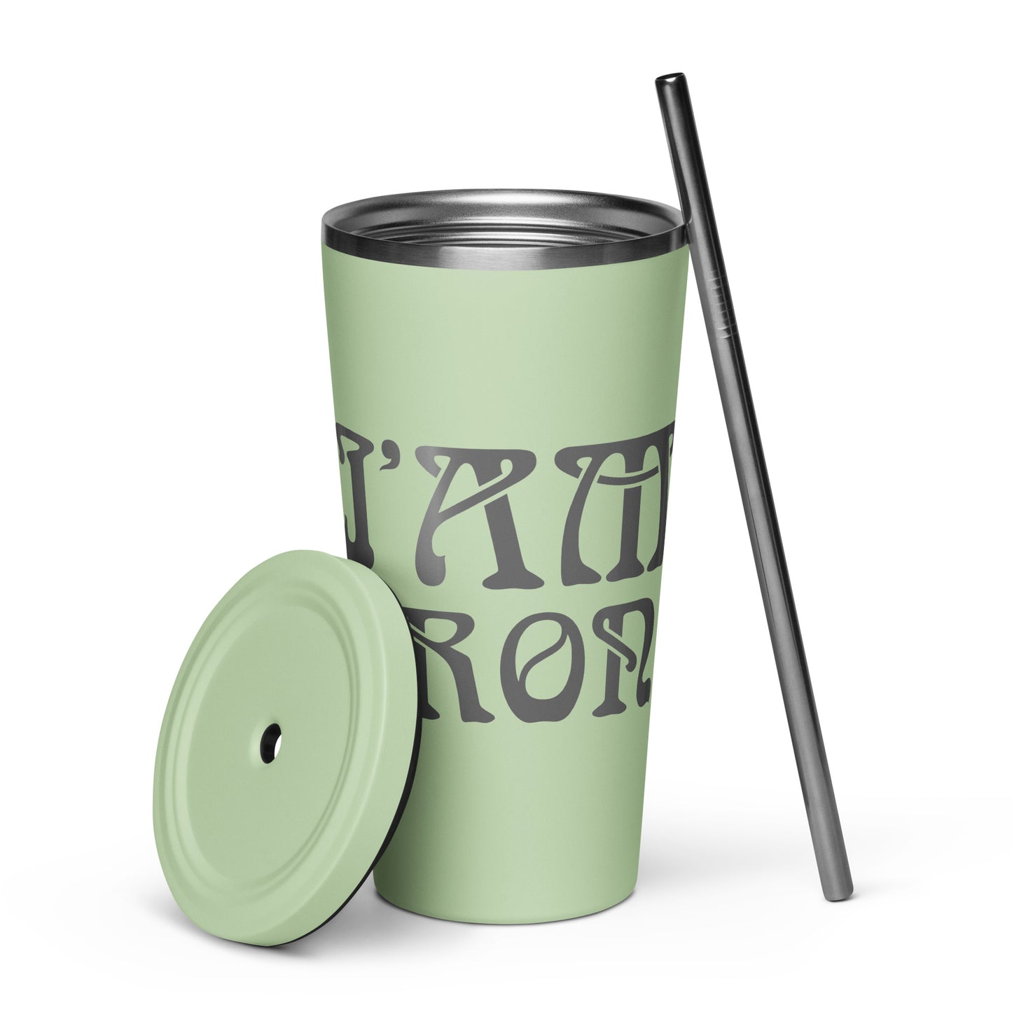 “I’AM STRONG” Insulated tumbler W/Grey Font
